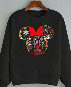 Mickey Head Christmas Sweatshirt EM4D