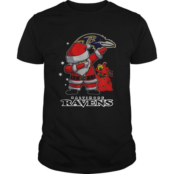 Ravens Santa T-Shirt EM4D