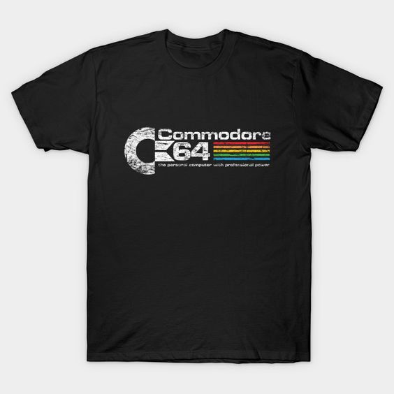 Retro Commodore 6 T-shirt ER23D