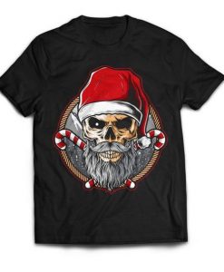 Skull Santa Vector T-Shirt VL2D
