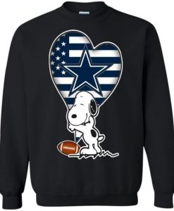 Snoopy Football Sports Sweatshirt VL2D