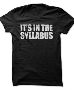 The syllabus Tshirt NR21D