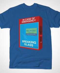 breaking glass t-shirt EV30D