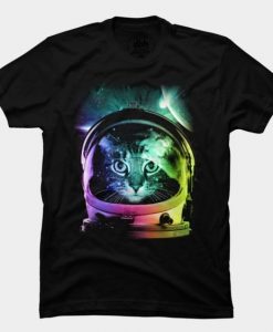Astronaut Cat T Shirt AF20M0
