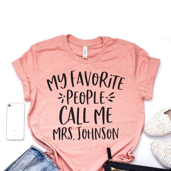 Call Me Mrs Johnson T Shirt AN7M0