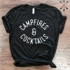 Campfires & Cocktails T Shirt AF18M0