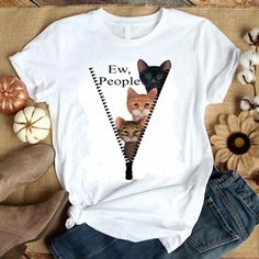 Cat Ew People Tshirt LI9M0