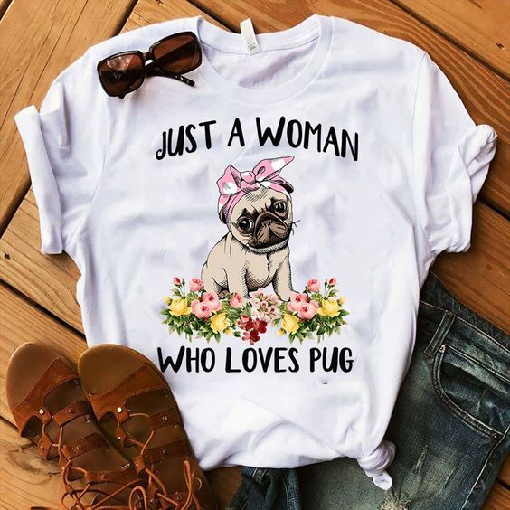 Loves Pug T Shirt AN7M0