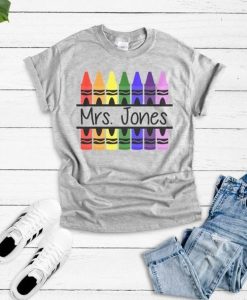 Mrs Jones Teacher T Shirt AN7M0
