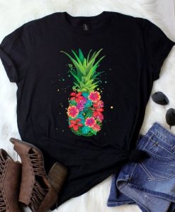 Pineapple Flower T Shirt AF21M0