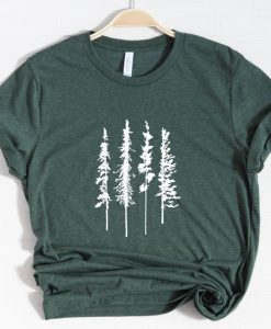 Skinny Pine Trees T-Shirt AF18M0