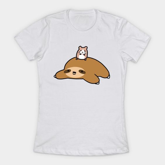 Sloth And Hamster T Shirt AF18M0