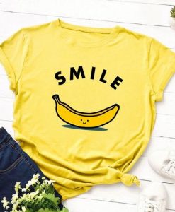 Smile Graphic Tee Shirt YN6M0