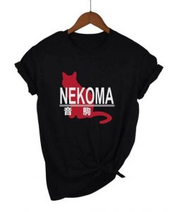 Nekoma Cat Tshirt Li14A0