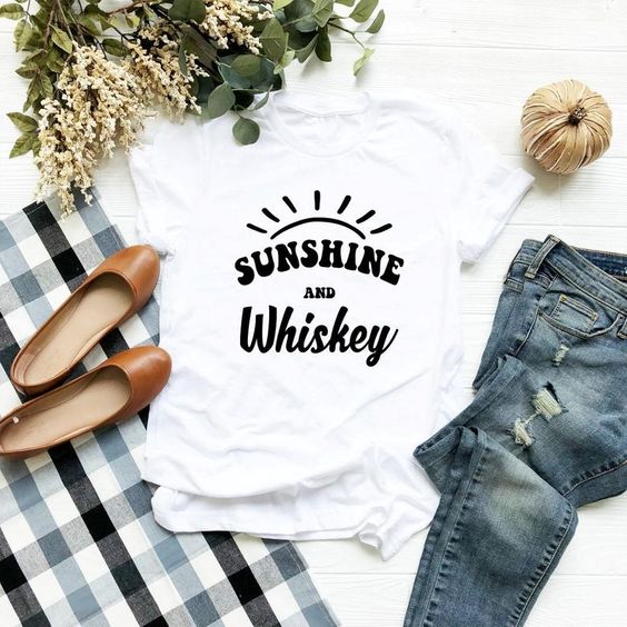 Sunshine and Whiskey T Shirt EP22A0