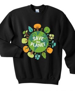 save the planet sweatshirt Li30JL0