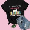 Books and Cats Tshirt TY13AG0