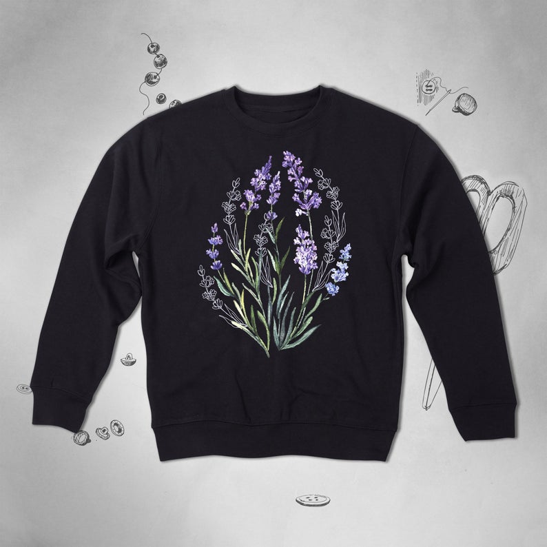 Lavender sweatshirt TY1S0