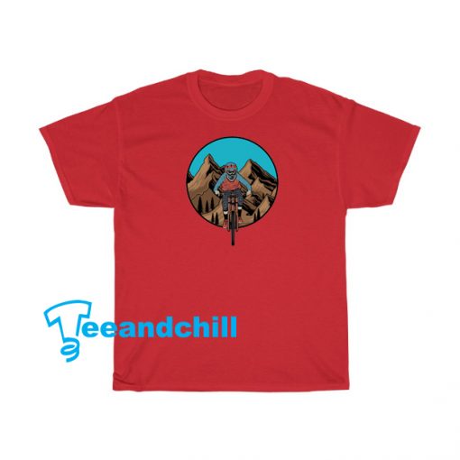 Downhill art T shirt SR1D0