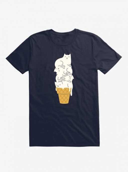 Meowlting Ice Cream Cats T-Shirt IS24F1