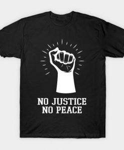 No Justice No Peace T-shirt AG17F1