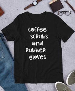 café et gants en T-Shirt DA6F1