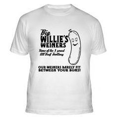 Big Willies Weiners T-Shirt PU23MA1