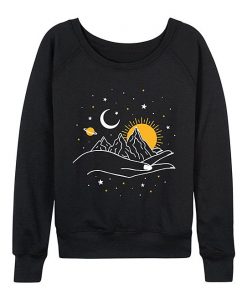 Black Celestial Sweatshirt SD10MA1