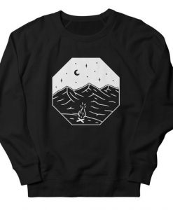 Bonfire and Mountain Sweatshirt IS19MA1