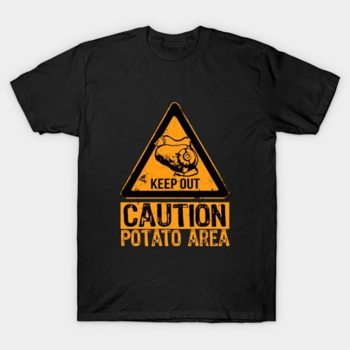 Caution Potato Area T-Shirt PU26MA1