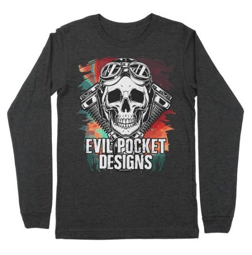 Evil Pocket Design Sweatshirt SD29MA1