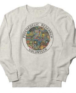 Psychedelic Research Volunteer sweatshirt TJ22MA1