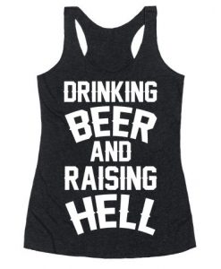 Drinking Beer Tank Top PU7A1