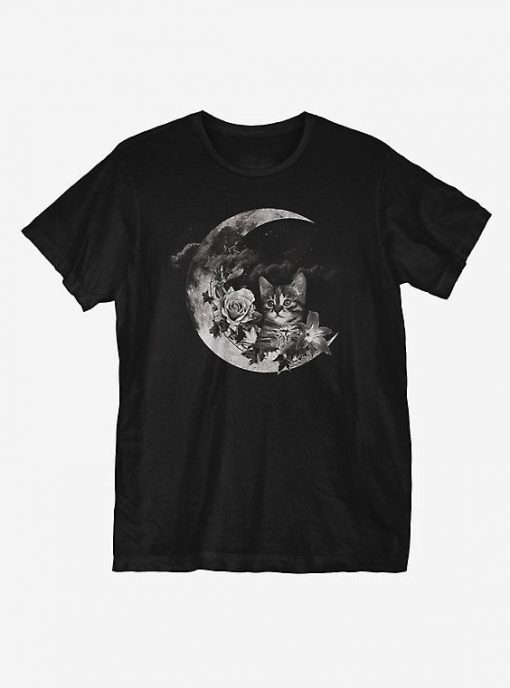 Kitten Moon T-Shirt IM23A1