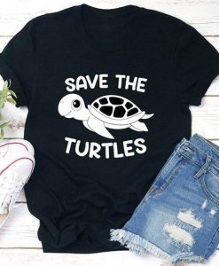 Save the Turtle T-Shirt SR8M1