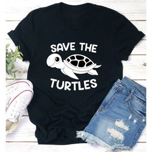 Save the Turtle T-Shirt SR8M1