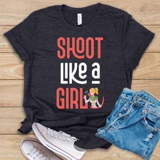 Shoot Like a Girl T-Shirt SR8M1