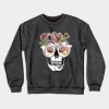 Skull Head Flower Sweatshirt SR8M1