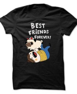 Pug Best Friends Tshirt EL
