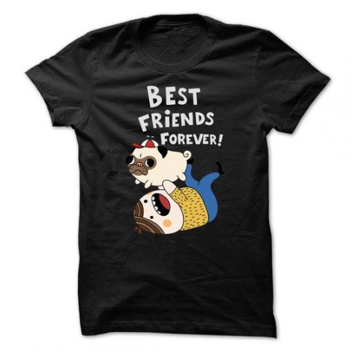 Pug Best Friends Tshirt EL