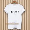 Celine Paris White T Shirt TPKJ3