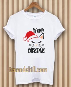 Meowy christmas T-shirt TPKJ3