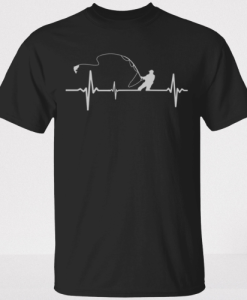 Fishing heartbeat t-shirt TPKJ3