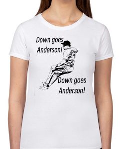 Jose Ramirez Down Goes Anderson T-shirt