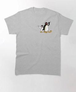 Angry Pingu waving penguin Cute T-shirt