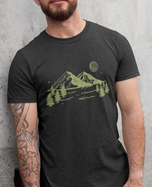 Mountains Aesthetic T-Shirt HR