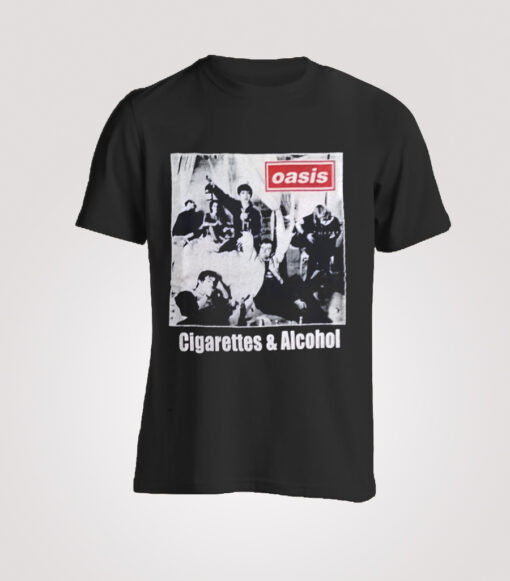 Oasis-Cigarettes-Alcohol-T-Shirt HR01