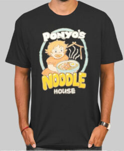 Ponyo Ramen Bowl Noodle House-T-Shirt-HR01